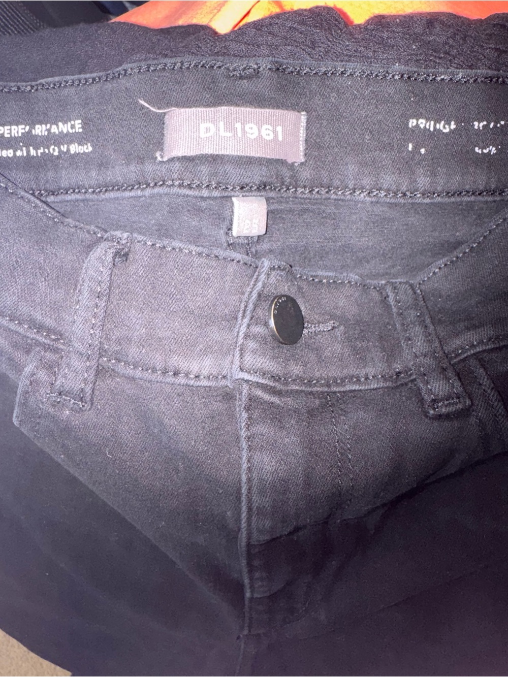 DL1961 Black Flared Wide-Leg Jeans - Picture 7 of 8